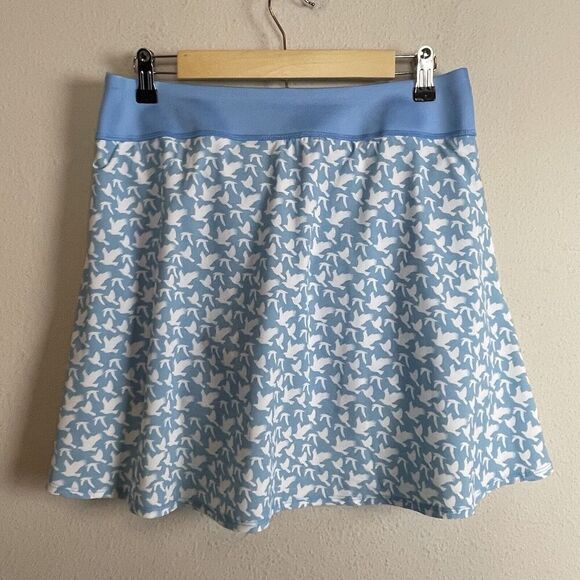 NWT Puma Ethereal Blue Powershape Flight‎ Drycell Skirt Blue White Birds Size L - Picture 4 of 7